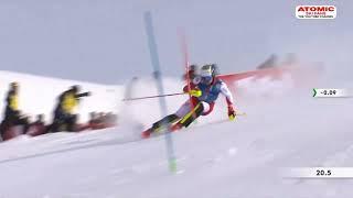 Manuel Feller  - Gurgl slalom Nov 18, 2023 both runs, interview & highlights #weareskiing