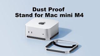 Hagibis Mac Mini M4 Dustproof Base Bracket & Aluminum Alloy Cooling Holder