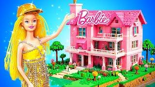 Cool Lego House for My Doll! Crafts & Hacks for my Rich Barbie Doll by 123 GO!