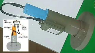 C+Ku band LNBF Unboxing | Use Two LNB in One Dish