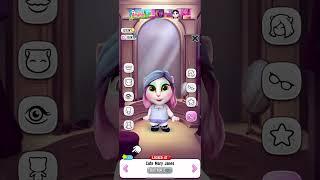 Angela's New Pastel Outfit & Hair  | Fashion Goals My Talking Angela #talkingangela #myangela