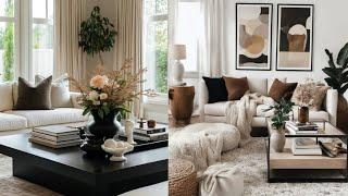 GLAM LIVINGROOM DECOR IDEAS / 2O25 INTERIOR DECORATING ️