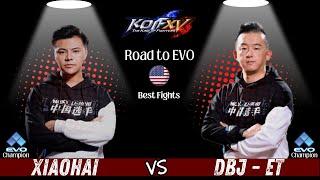 KOFXV DBJ ET  (Main Team) Vs XiaoHai (Main Team) - Best Fights Highlights  Road to KOF EVO USA 2024