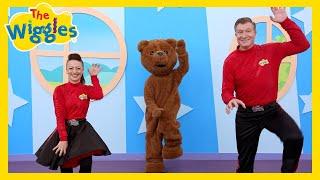 Here Comes a Bear  Learn Animal Sounds with The Wiggles  Song for Preschoolers