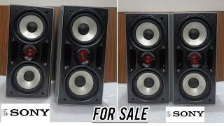 (9310741161) SONY SS AZ 7D 3WAY SPEAKERS #forsale #vintage #sony