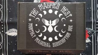 UNBOXING- The Magpies Nest Monthly Subscription Box from The Magpie and the Moon for October 2024