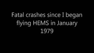 Yearly air crash credits through 2016 from the time I began flying HEMS in 1979.