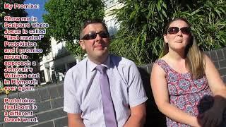 "Christian Comedy Channel" confronts Jehovas Witnesses".
