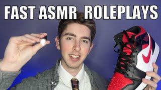 FASTEST ASMR ROLEPLAYS | Barber, Shoe Cleaner, Weird Kid, Face Painter