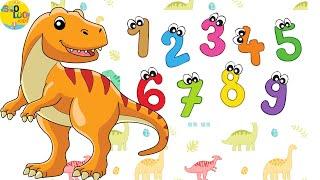 Dinosaur Number Song | Nursery rhymes and Kids songs | SooLoo Kids