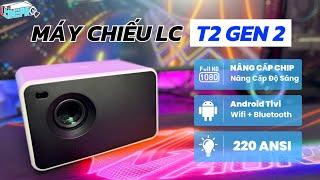 Mở Hộp Máy Chiếu Phim Mini LC T2 Gen2 - Giá Rẻ Chỉ Hơn 1 triệu - Có Luôn Android Tivi {Máy Chiếu LC}