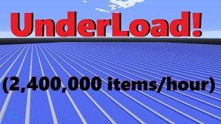 UnderLoad! (2,400,000 items/h) hostile mob nether portal farm | Minecraft (CHECK description) gold