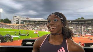 "I Just Want A Little Respect!" - Brittany Brown After 200m Victory From Lane 8 | The Inside Lane