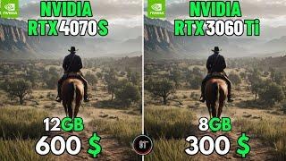 NVIDIA RTX 4070 SUPER VS NVIDIA RTX 3060 Ti  - TEST IN 20 GAMES AT 1080P , 2K , 4K