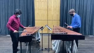 Invention No. 8 in F Major, by J.S. Bach | URSA2 Percussion Duo