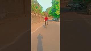 Me Frist time wheelie on cycle... #cycle #rider #reels #shorts #viral