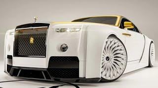 NewCar Luxury 2025 - King Rollsroyce Apollo White and Gold Edition - Interior Exterior