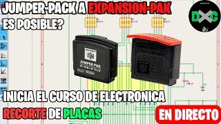 JUMPER-PACK A EXPANSION-PACK ES POSIBLE? INICIA CURSO DE ELECTRONICA, RECORTE DE PLACAS