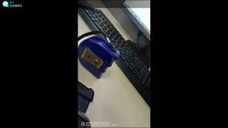 UHF RFID handheld reader to test small size pcb on metal tag
