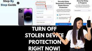 How To Turn Off Stolen Device Protection On iPhone Without Face ID