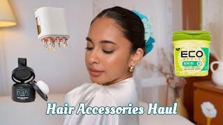 Haircare And Hair Accessories Haul || Nish Hair Haul ||Shreemayi Reddy