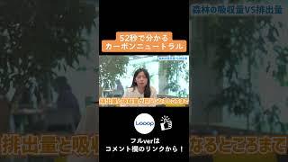 【52秒で分かる】カーボンニュートラルとは？#shorts