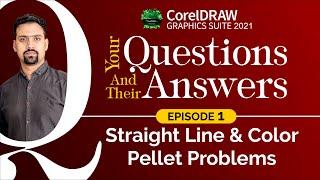 Corel Draw Problems & There  Solutions | Questions & Answers | Ep # 1 | Urdu / Hindi