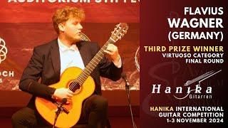 Flavius Wagner | 3rd Prize of Virtuoso Category | Hanika International Guitar Competition 2024