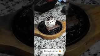 Brownie Sizzler ️ | yummy  | chocolate | indian street food | street food india