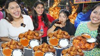 Unlimited Fire Momos Eating Challenge | Spiciest Fire Momos ️ Challenge | Street Food Challenge