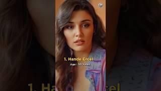 Top 10 Most Beautiful Turkish Actress Under age 40 Years  ️#youtub#short #trending#viralytbeshorts