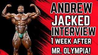 Andrew Jacked Interview 1 week after Mr. Olympia