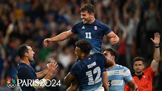 France jump all over Argentina in Olympic rugby quarterfinal | Paris Olympics | NBC Sports