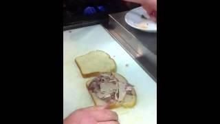 New lunch menu sandwiches