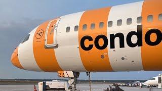 Flug nach Palma de Mallorca Start über die Startbahn West 18  | Condor B757 (D-ABOJ) DE1504