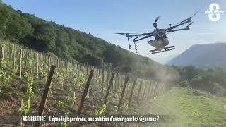 L' épandage par drone, une solution d'avenir ?