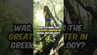 Was Artemis the greatest hunter ever...? #greekmythology #history #shorts