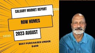 Calgary Row Homes Selling in one day