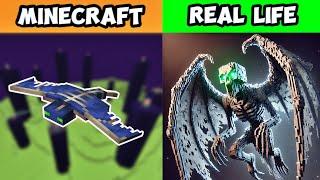 MINECRAFT MOBS VS REAL LIFE #4 | Super Realistic 4k