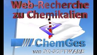 Web-Recherche zu Chemikalien; mit ChemGes von DR-Software