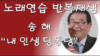 송해 - 내인생 딩동댕 [노래연습 반복재생