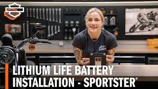 Harley-Davidson Lithium LiFe 4Ah Battery Installation – XL Sportster