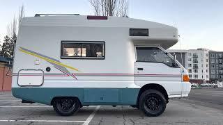 1995 Mitsubishi Delica RV-Motorhome JB470 4x4 TURBO-DIESEL 2.5L MT5 RHD-JDM P25T️ 69,709mi