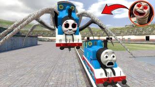 Building a Thomas Train Chased By New Cursed Thomas and Friends Train Monster in Garry's Mod