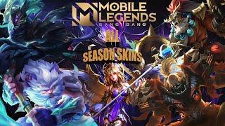 ALL SEASON SKINS MOBILE LEGENDS | ENTRANCE ANIMATION