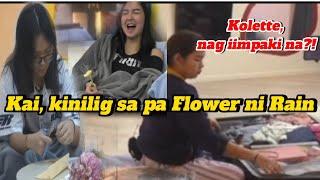 Pbb Gen 11: Kai, kinilig sa binigay na flower ni Rain.