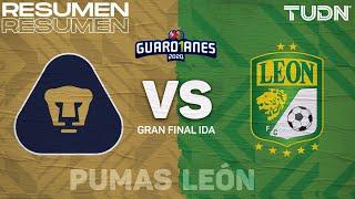 Resumen y goles | Pumas vs León | Final Ida - Guard1anes 2020 Liga Mx | TUDN