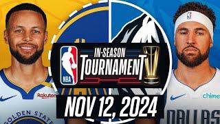 WARRIORS vs MAVERICKS FULL GAME HIGHLIGHTS NOVEMBER 12, 2024 NBA IN SEASON TOURNAMENT 2K25