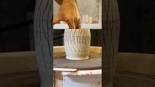 How to make sodium silicate crackle pottery cup #pottery #ceramic #clay #handmade #crafstman #artist