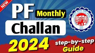 PF Ka Challan Kaise Banaye Online 2023 | How to Create PF Challan Online 2023 || EPF Challan 2023 ||